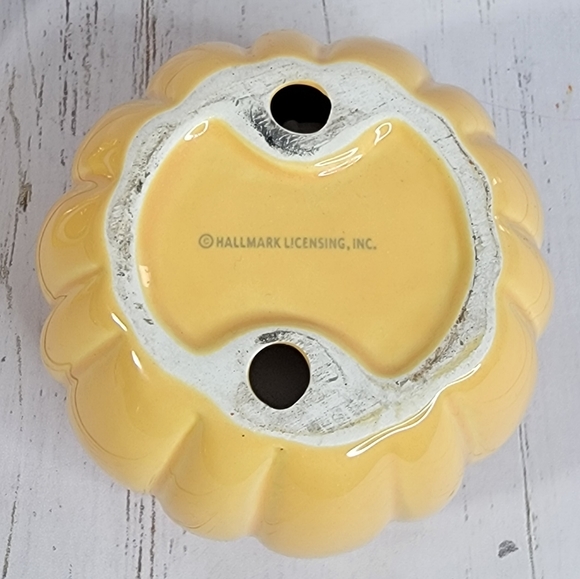 Hallmark Vintage Fall Halloween Harvest Ceramic Pumpkin Suger Dish Stash Spot - Picture 9 of 12